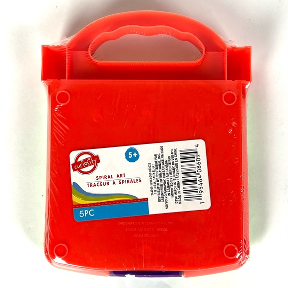 Curiosity Spiral Art Teacher A Spiraled Board 5 Piece New - Picture 2 of 2